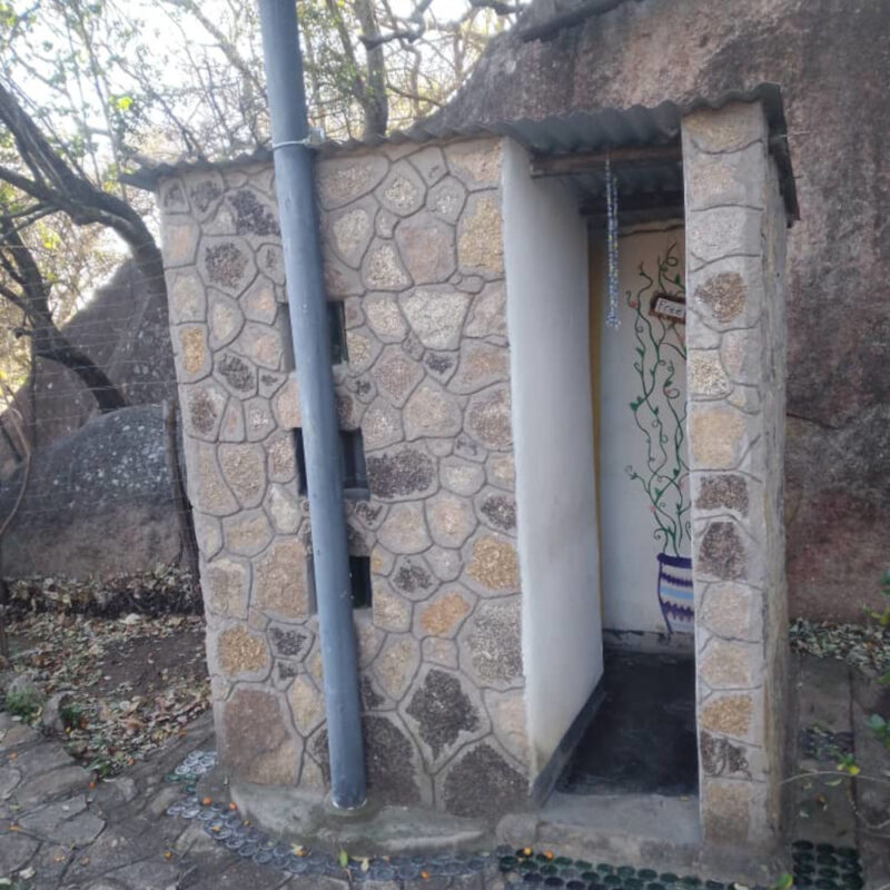 A Long Drop Toilet American Foundation for Children with Aids